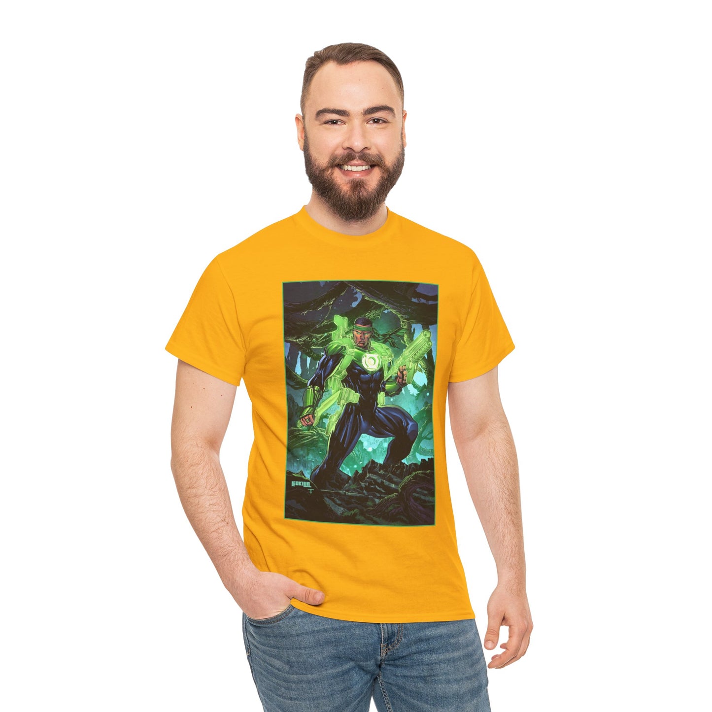 Jon Stewart T-Shirt - Ken Lashley Art - Green Lantern War Journal Cover Art - DC Comics