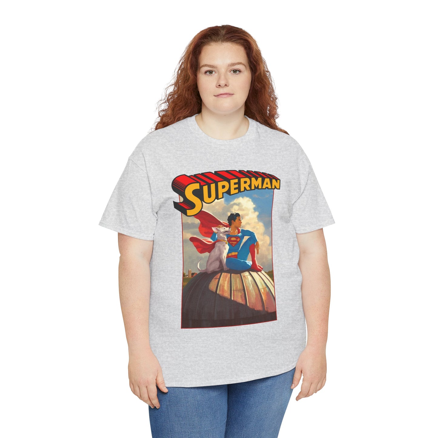 Superman & Krypto T-Shirt - 2025 Movie - Superdog from Krypton - Man of Steel, Smallville - DC Comics