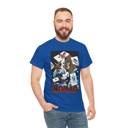 Nomad T-Shirt - S. Clarke Hawbaker, Mark McKenna Art - Jack Monroe - Playing Cards with Deadpool & Bushwacker - Marvel Comics