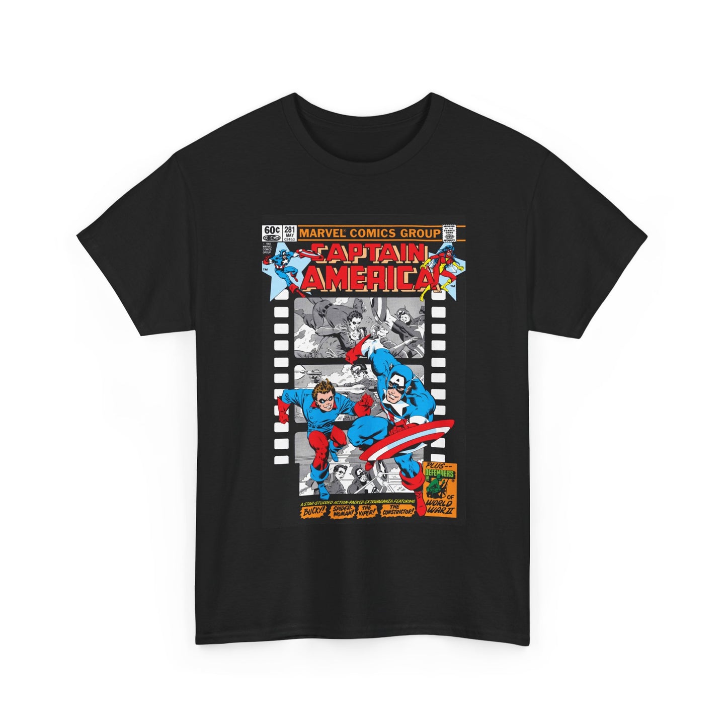 Captain America #281 T-Shirt - Mike Zeck Art - Marvel Comics