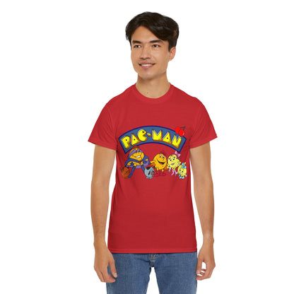 Pac-Man T-Shirt - Ms Pac-Man, Baby Pac - Hanna-Barbera Saturday Morning Cartoon - Popular 1980s TV Animation