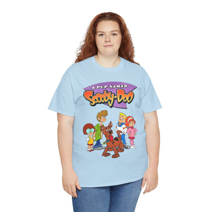 A Pup Named Scooby-Doo T-Shirt - Hanna-Barbera Cartoon TV Series 1990s - Fred, Daphne, Velma, Shaggy