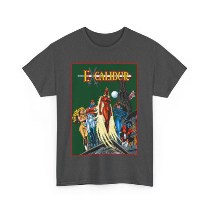 Excalibur T-Shirt - Amazing Alan Davis Art - Nightcrawler, Shadowcat, Captain Britain, Rachel Summers - Marvel Comics - X-Men Spin-Off - Mutants in the UK