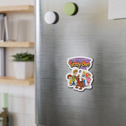 A Pup Named Scooby-Doo Die-Cut Magnet - Shaggy, Fred, Daphne, Velma - Mystery, Inc - Hanna-Barbera Cartoon - 3", 4", 5", 6"