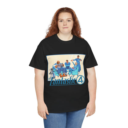 Fantastic Four T-Shirt - 2025 MCU Movie - Reed Richards, Invisible Woman, Thing, Human Torch - Marvel Comics Characters