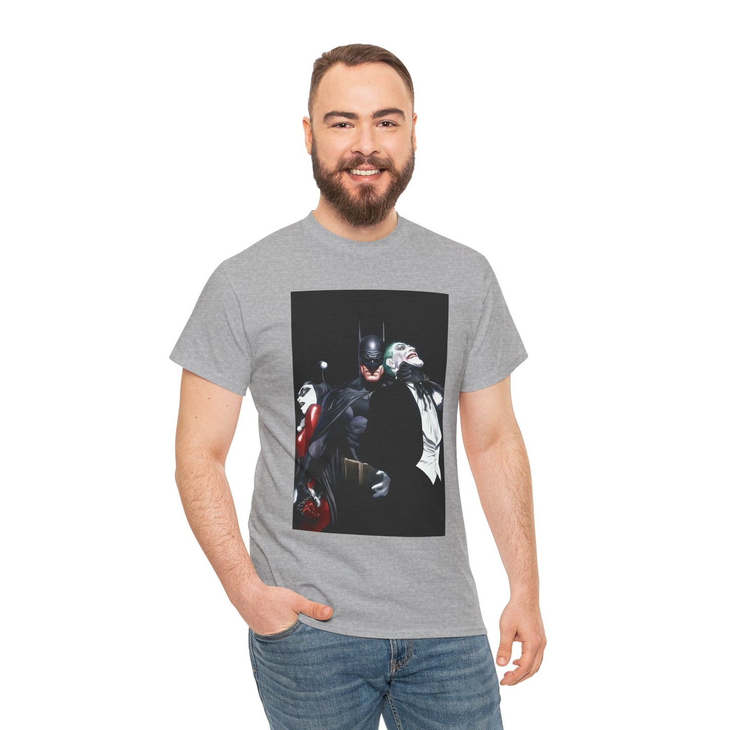 Batman T-Shirt - Alex Ross Art - Joker & Harley Quinn - DC Comics