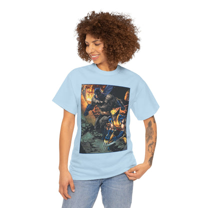 Batman & Wolverine T-Shirt - Jim Lee Art - DC Comics, Marvel Comics
