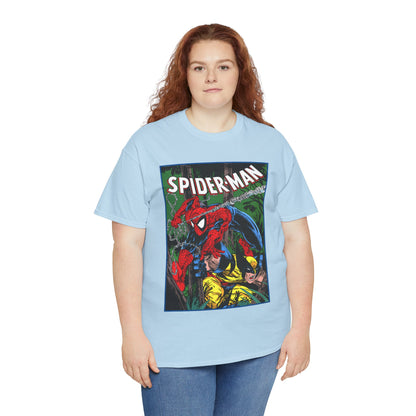 Spider-Man & Wolverine T-Shirt - Todd McFarlane Art - Marvel Comics
