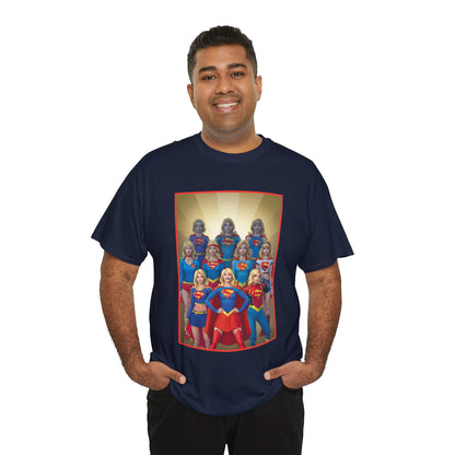 Supergirl Through the Ages T-Shirt - Nicola Scott Art - Kara from Kandor, Superman's Cousin, Linda Danvers - Survivor from Krypton - DC Comics