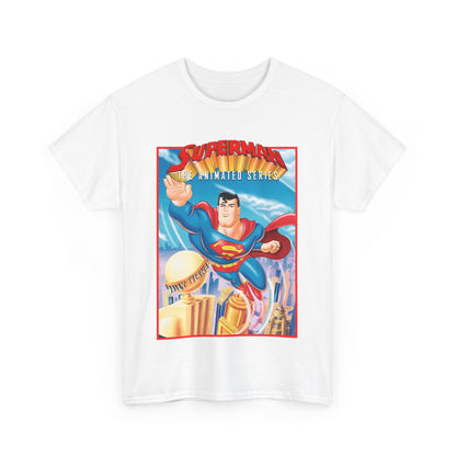 Superman The Animated Series T-Shirt - DC Comics - WB Cartoon 1990s - Metropolis - Man of Steel - Daily Planet