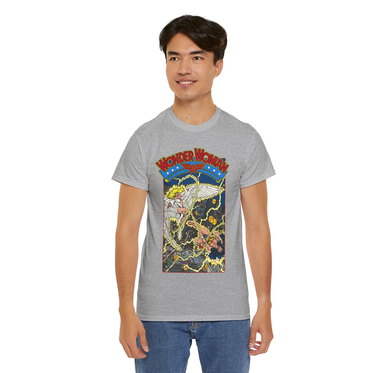 Wonder Woman T-Shirt - George Perez Art - Vs Silver Swan - DC Comics