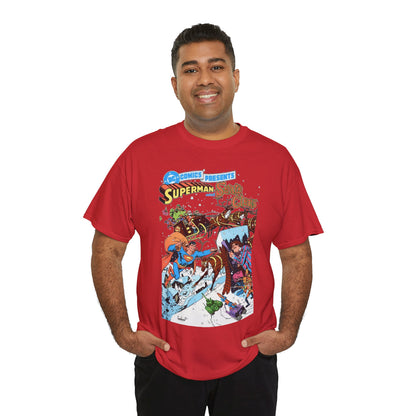 Superman & Santa Claus T-Shirt - José Luis García-López Art - DC Comics Presents #67 - Vs. Toyman