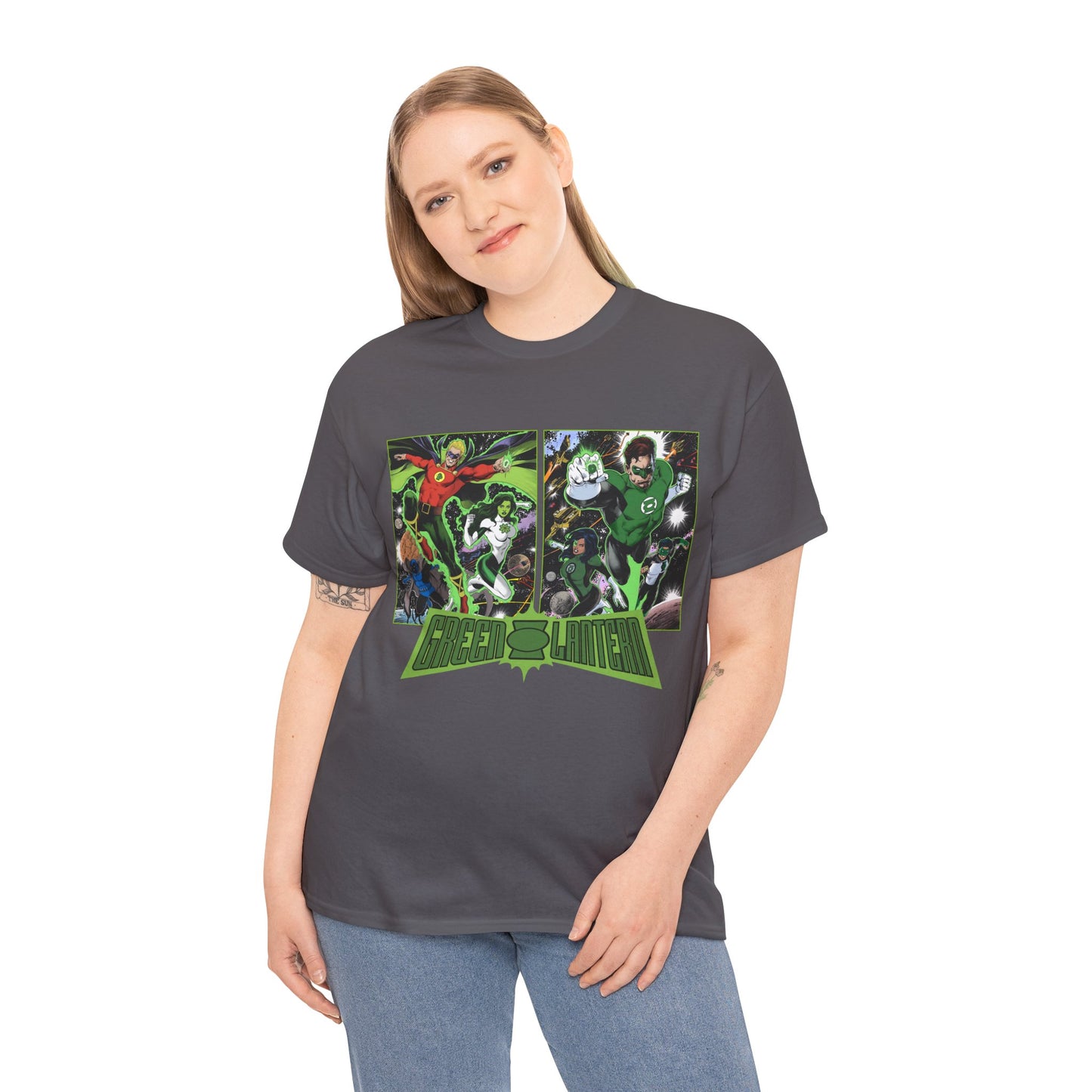 Green Lantern T-Shirt - Alan Scott, Jade, Obsidian, Hal Jordan, Jessica Cruz, Kyle Rayner - The Corps - DC Comics