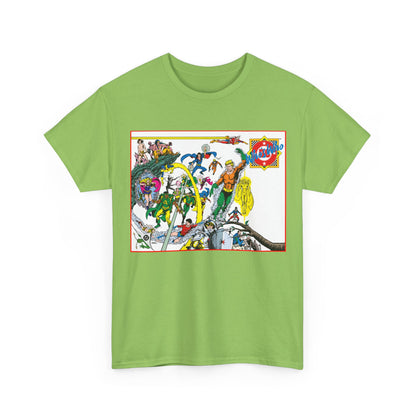 Who's Who in the DC Universe T-Shirt - George Perez Art - #1 Cover - Aquaman, Arion, Amazing Man, Amethyst - DC Comics