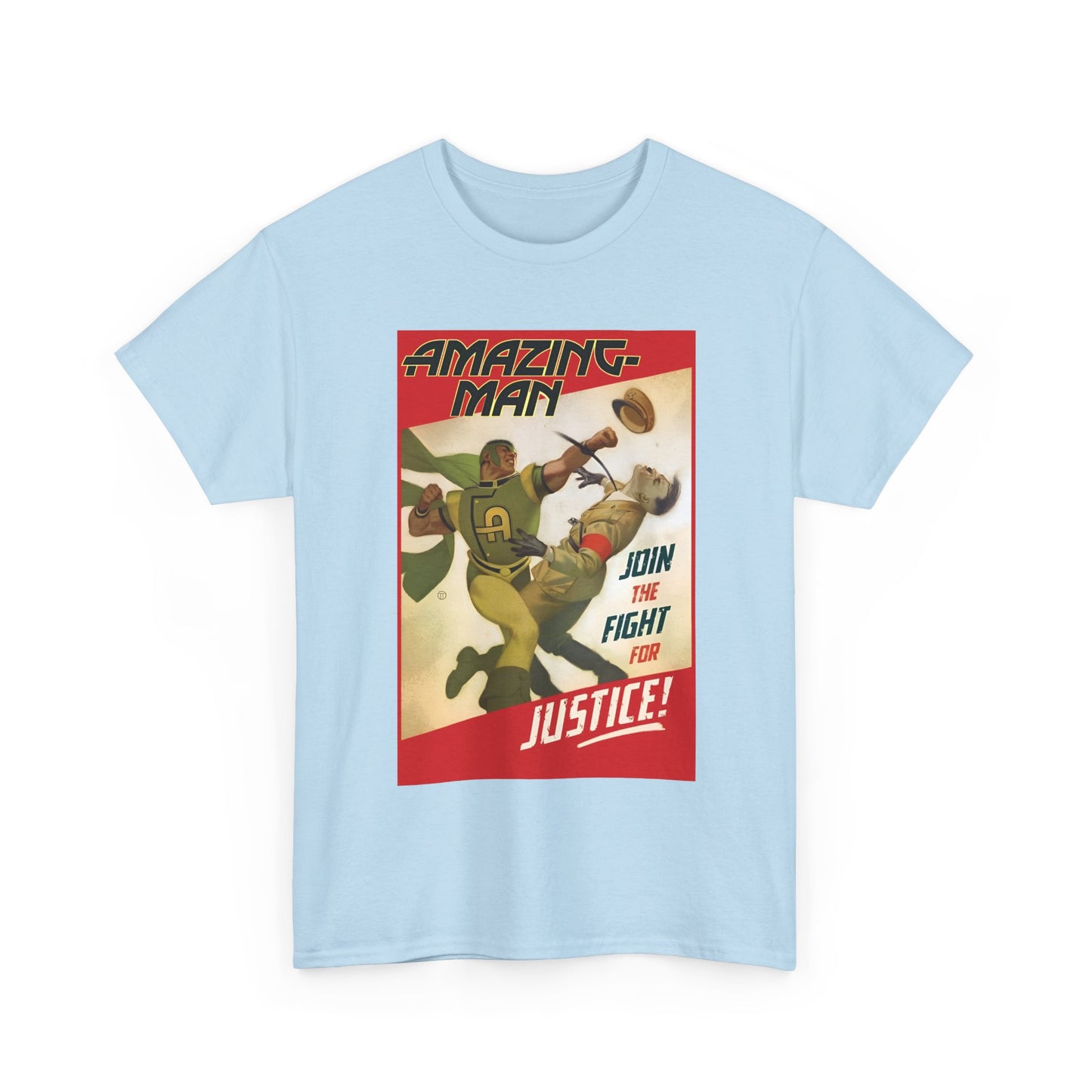Amazing Man T-Shirt - All-Star Squadron - Join the Fight for Justice - DC Comics