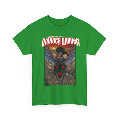 Absolute Wonder Woman T-Shirt - Hayden Sherman Art - DC Comics All-In - Raised in Hell by Circe - Riding Pegasus