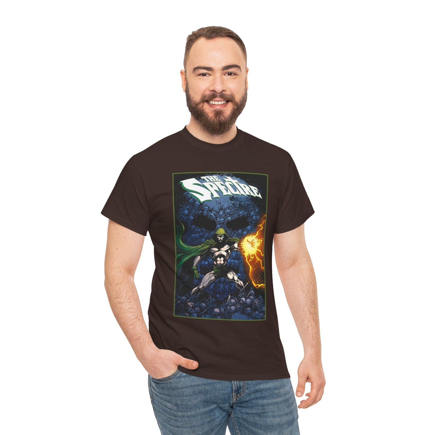 Spectre T-Shirt - Tom Mandrake Art - Jim Corrigan - 1980s Series - DC Comics