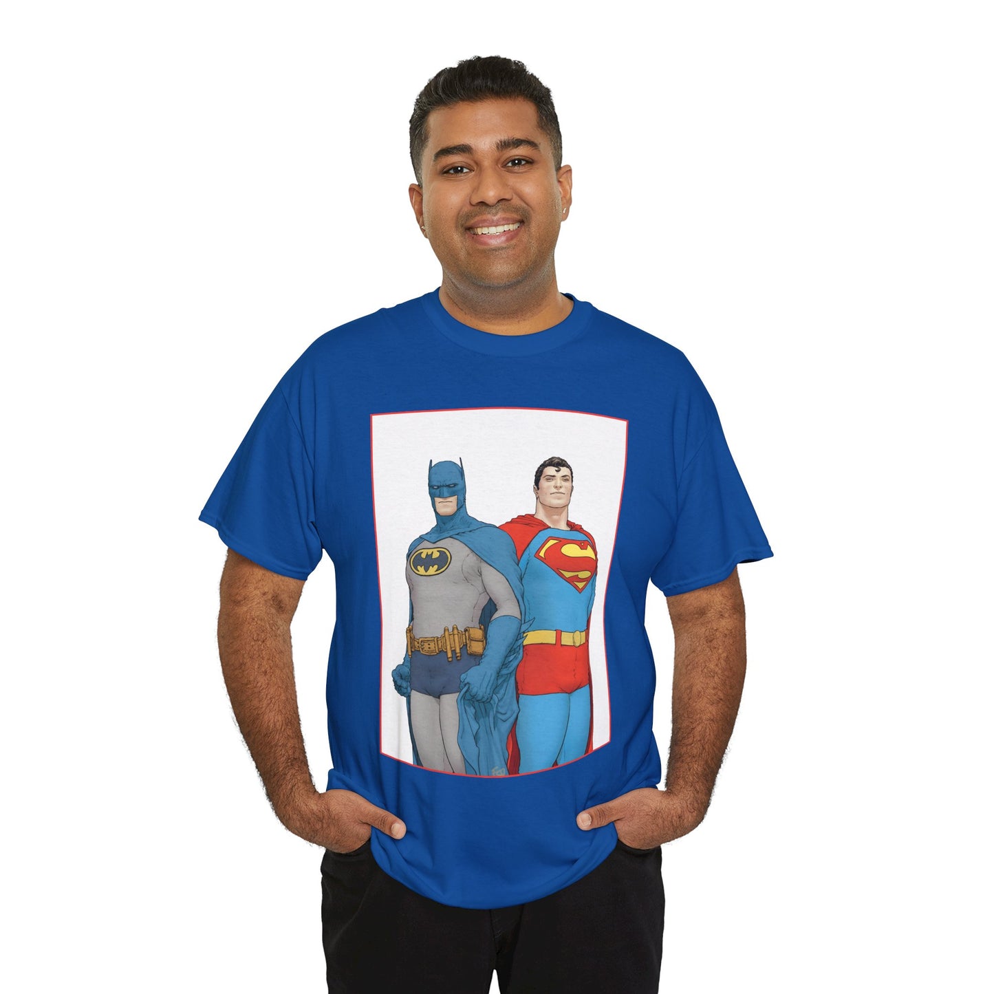 Superman & Batman T-Shirt - Frank Quitely Art - World's Finest Variant Cover Art - DC Comics