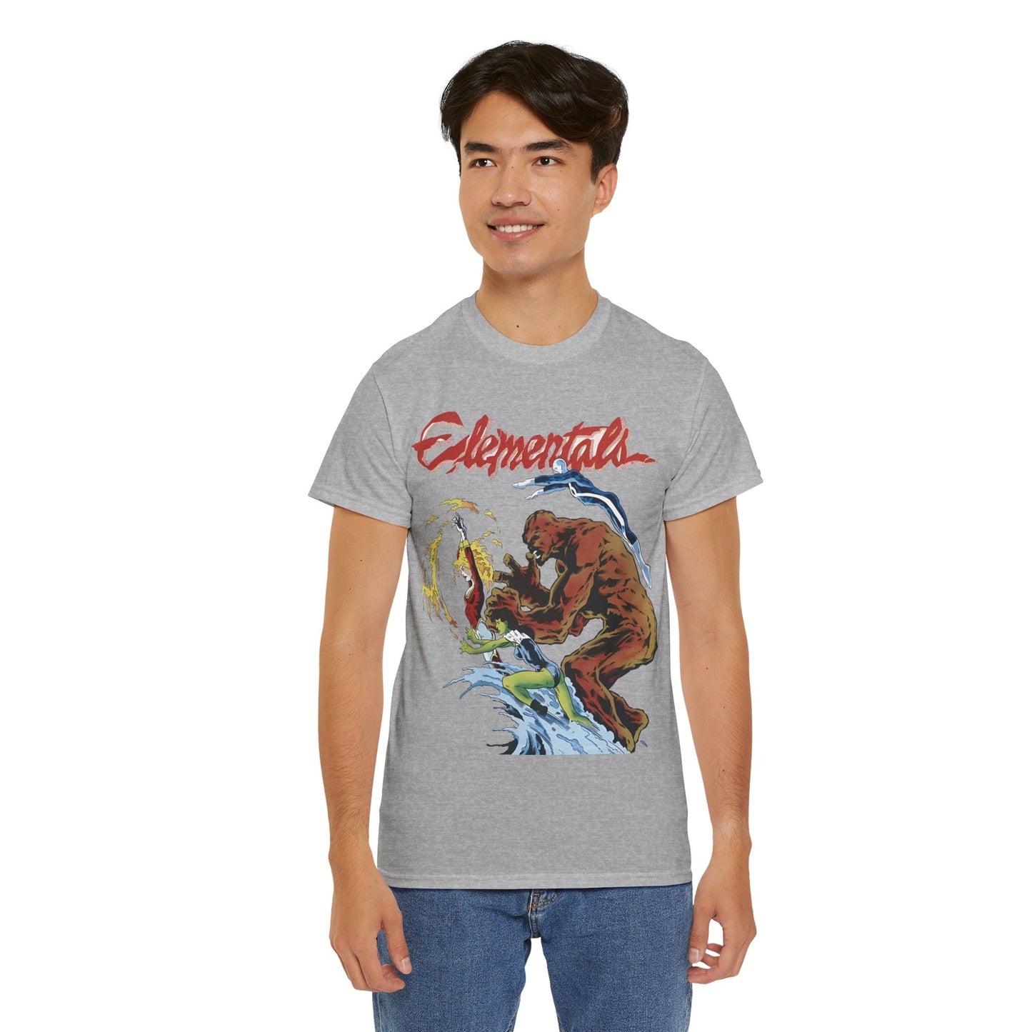 Elementals T-Shirt - Morningstar, Vortex, Fathom, Monolith - Comico Comics