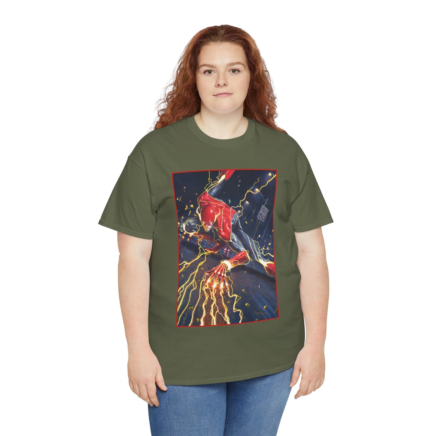 Flash T-Shirt - Davide Paratore Art - DC Comics
