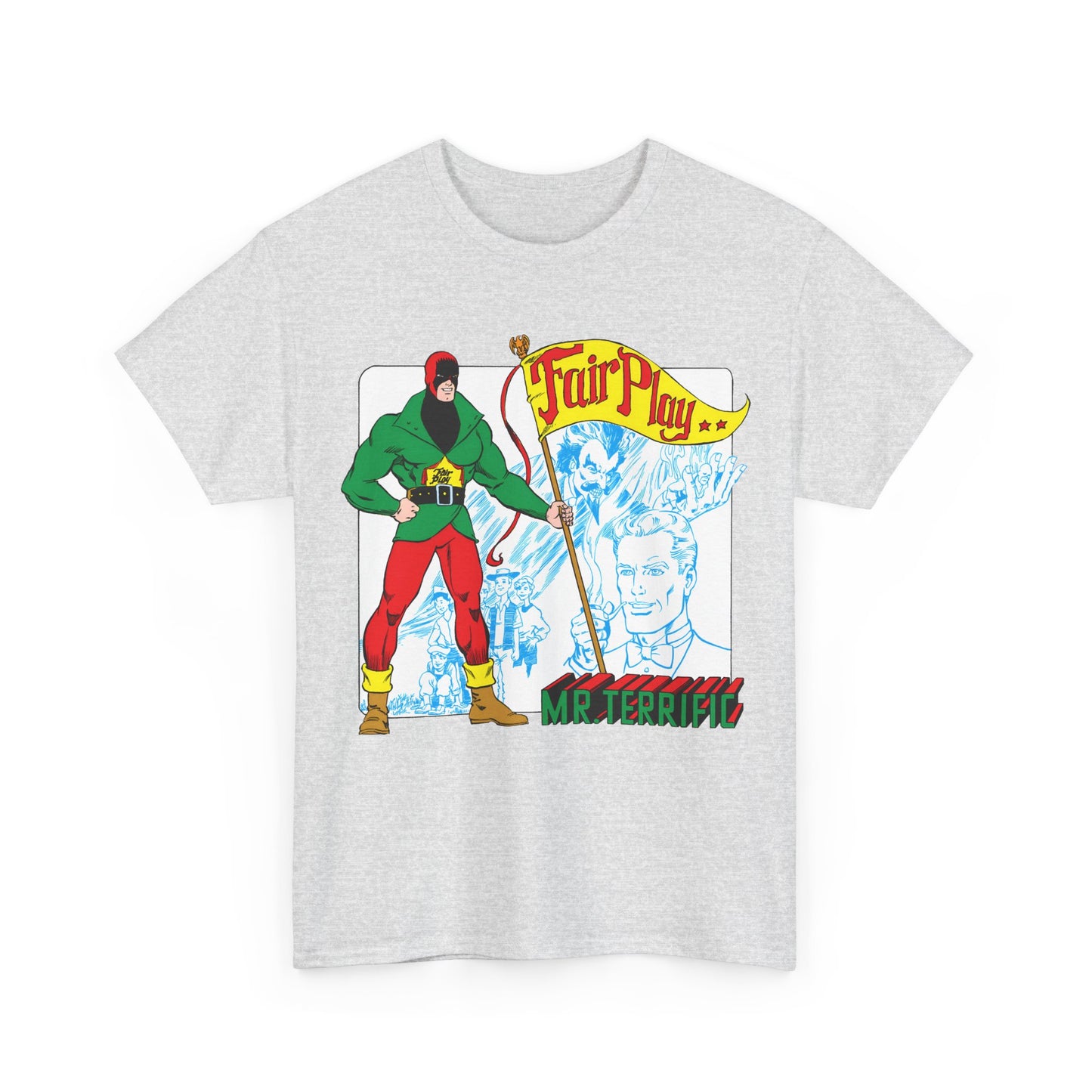 Mr Terrific T-Shirt - Stephen DeStefano Art - Who's Who in the DC Universe Entry - DC Comics
