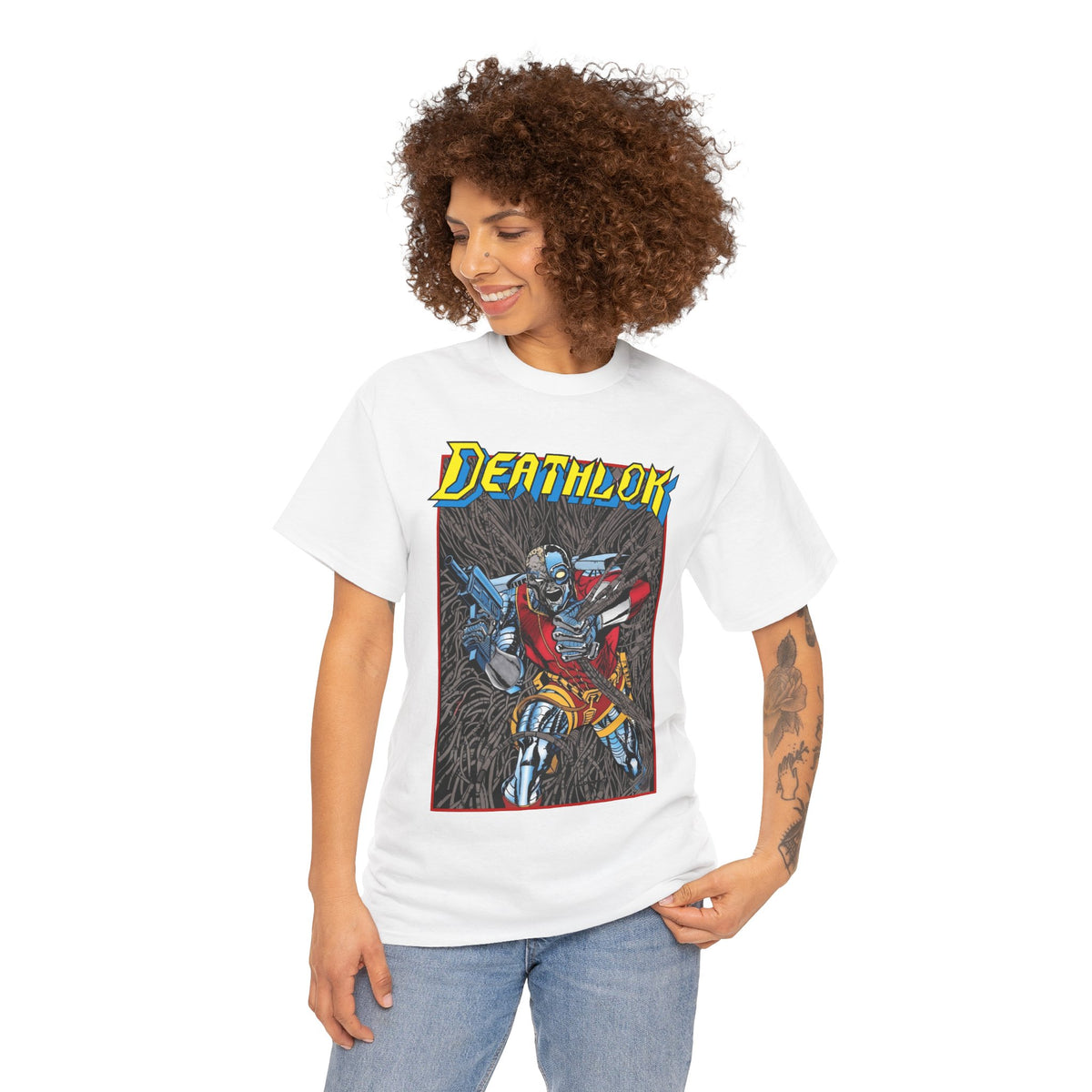 Deathlok T-Shirt - Denys Cowan Art - #1 Cover Art (1991) - Marvel Comics