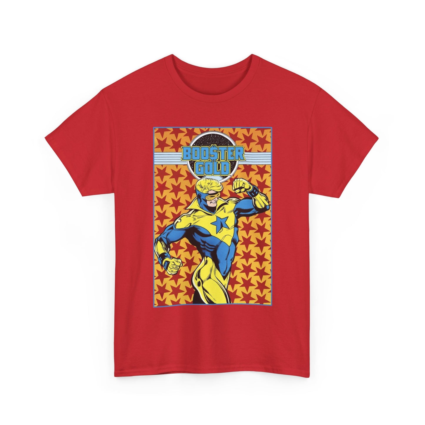 Booster Gold T-Shirt - Dan Jurgens Art - JLI Member - DC Comics