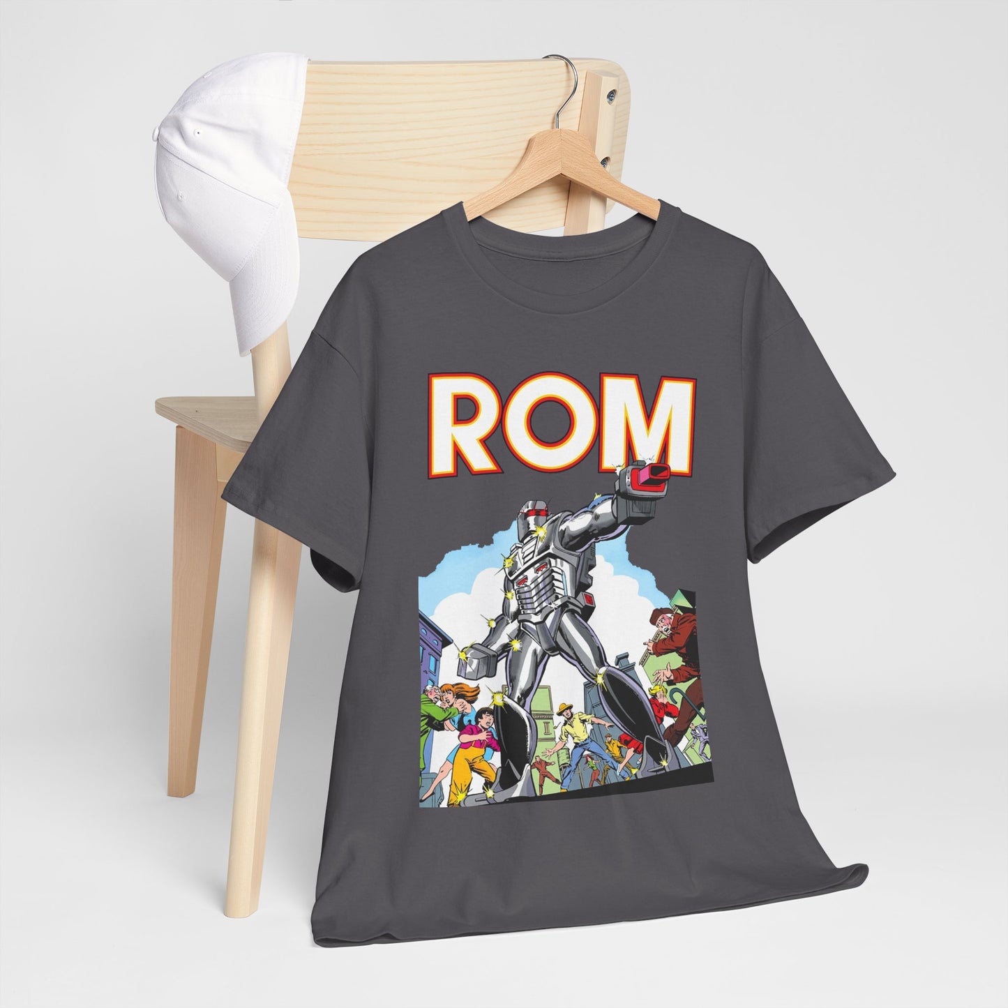Rom: Spaceknight T-Shirt - Marvel Comics Art- Retro Character - Dire Wraiths