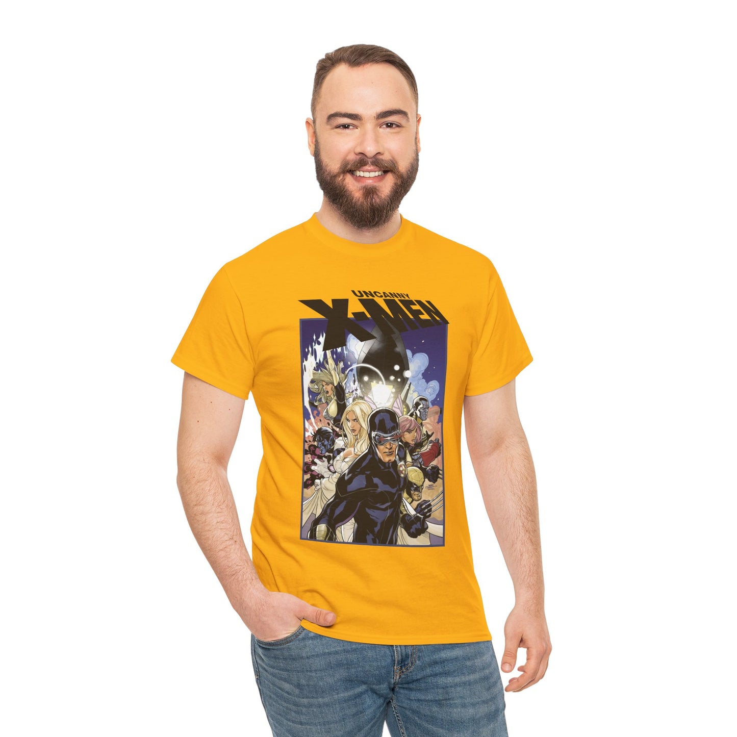 Uncanny X-Men T-Shirt - Terry Dodson Art - Cyclops, Emma Frost, Wolverine, Nightcrawler, Colossus - Marvel Comics
