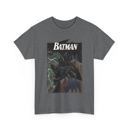 Batman T-Shirt - Norm Breyfogle Art - 1990s Dark Knight Detective - Gotham City - Perched on A Gargoyle - DC Comics