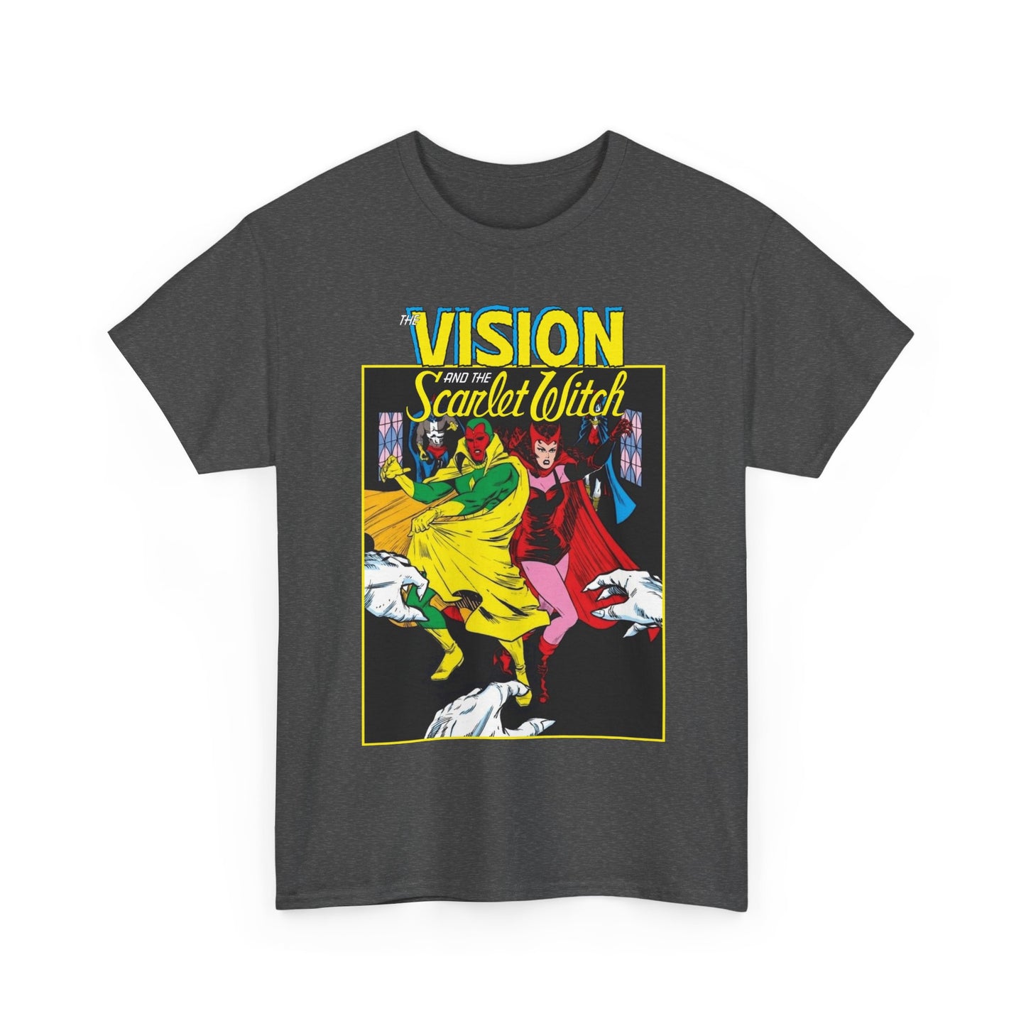 Vision & Scarlet Witch T-Shirt - Avengers Members - 1985 Cover Art - Marvel Comics