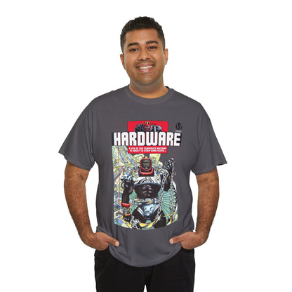 Hardware T-Shirt - Denys Cowan Art - Curtis Metcalf Vs Edwin Alva - Milestone Media - DC Comics