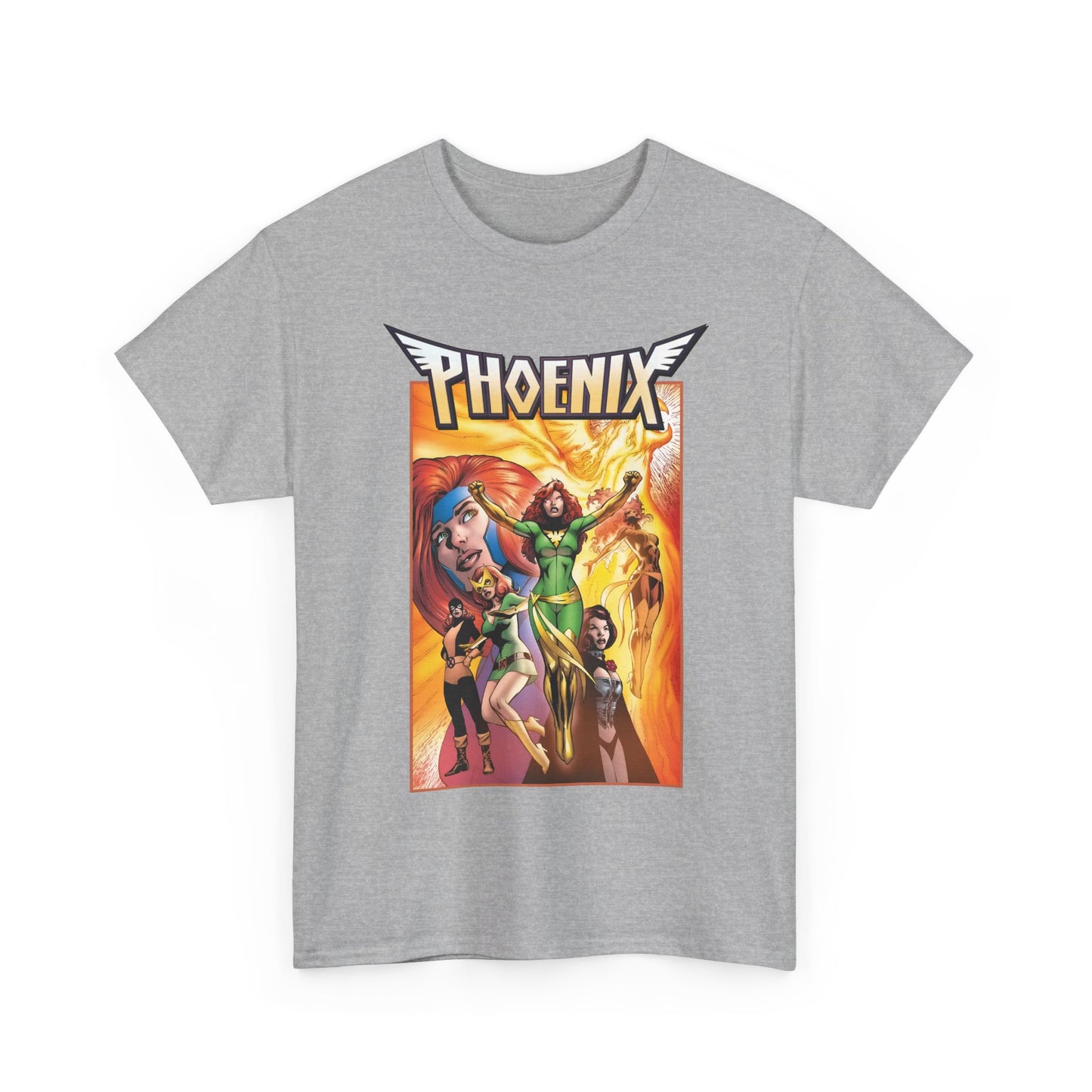 Phoenix T-Shirt - Alan Davis Art - Jean Grey, Marvel Girl, Black Queen, Dark Phoenix - X-Men Founding Member - Marvel Comics