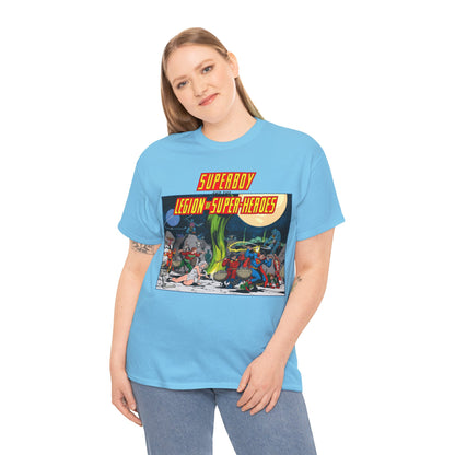 Superboy & Legion of Super-Heroes T-Shirt - Jim Starlin Art - DC Comics