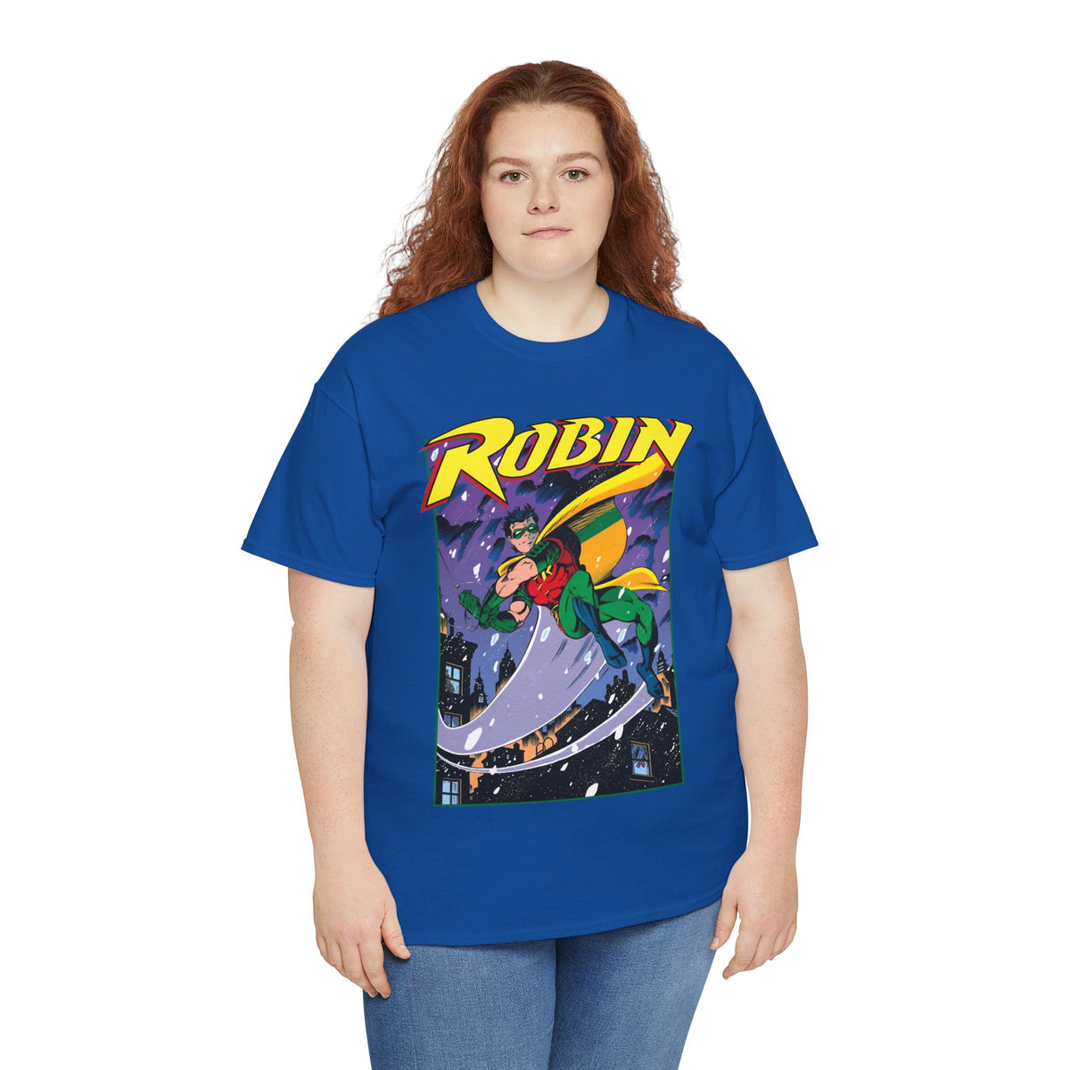 Robin T-Shirt - Tom Grummett Art - Tim Drake, Batman Family, Gotham City - DC Comics