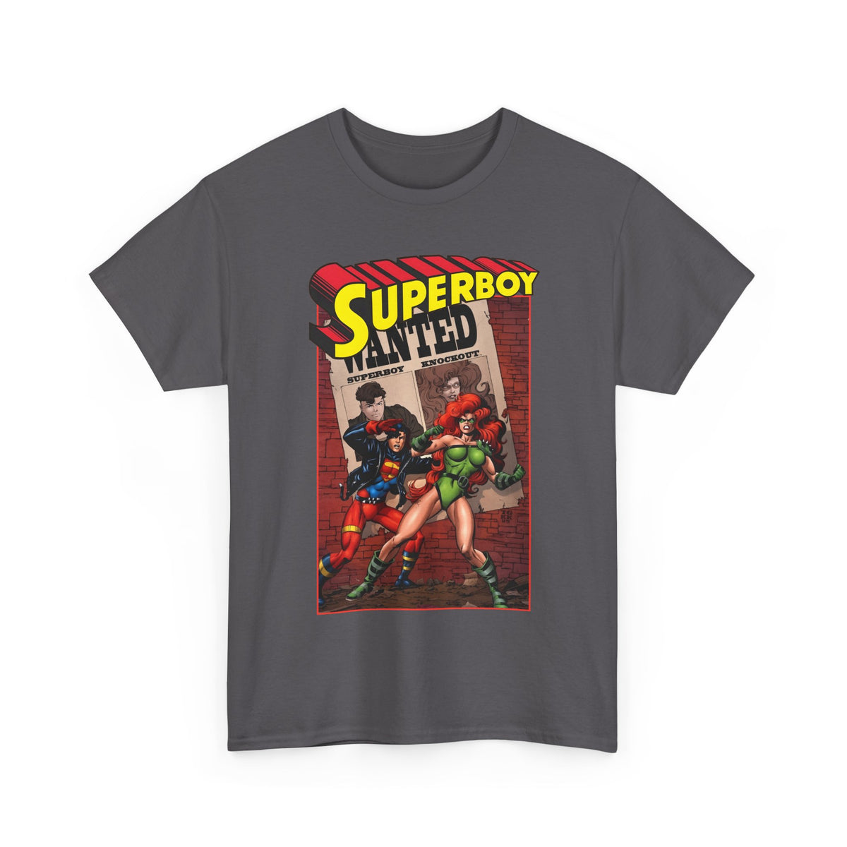 Superboy T-Shirt - Tom Grummett Art - Knockout - DC Comics