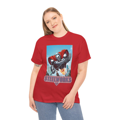 Steelworks T-Shirt - Jon Bogdanove Art - John Henry Irons - Superman Family - DC Comics