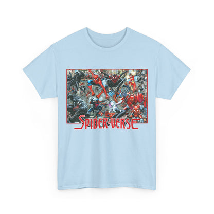 Spider-Verse T-Shirt - Arthur Adams Art - Spider-Man, Venom, Spider-Man 2099, Miles Morales, Spider-Woman - Marvel Comics