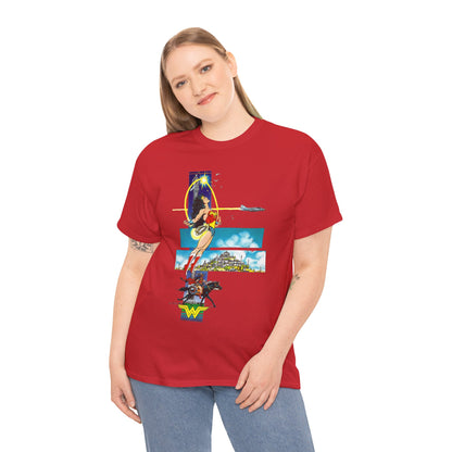 Wonder Woman T-Shirt - George Perez Art - From History of the DC Universe Series - Themyscira - DC Comics