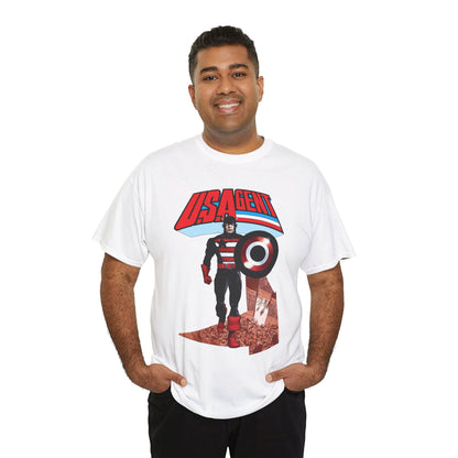 US Agent T-Shirt - Phil Jimenez Art - John Walker - Captain America Character - Marvel Comics