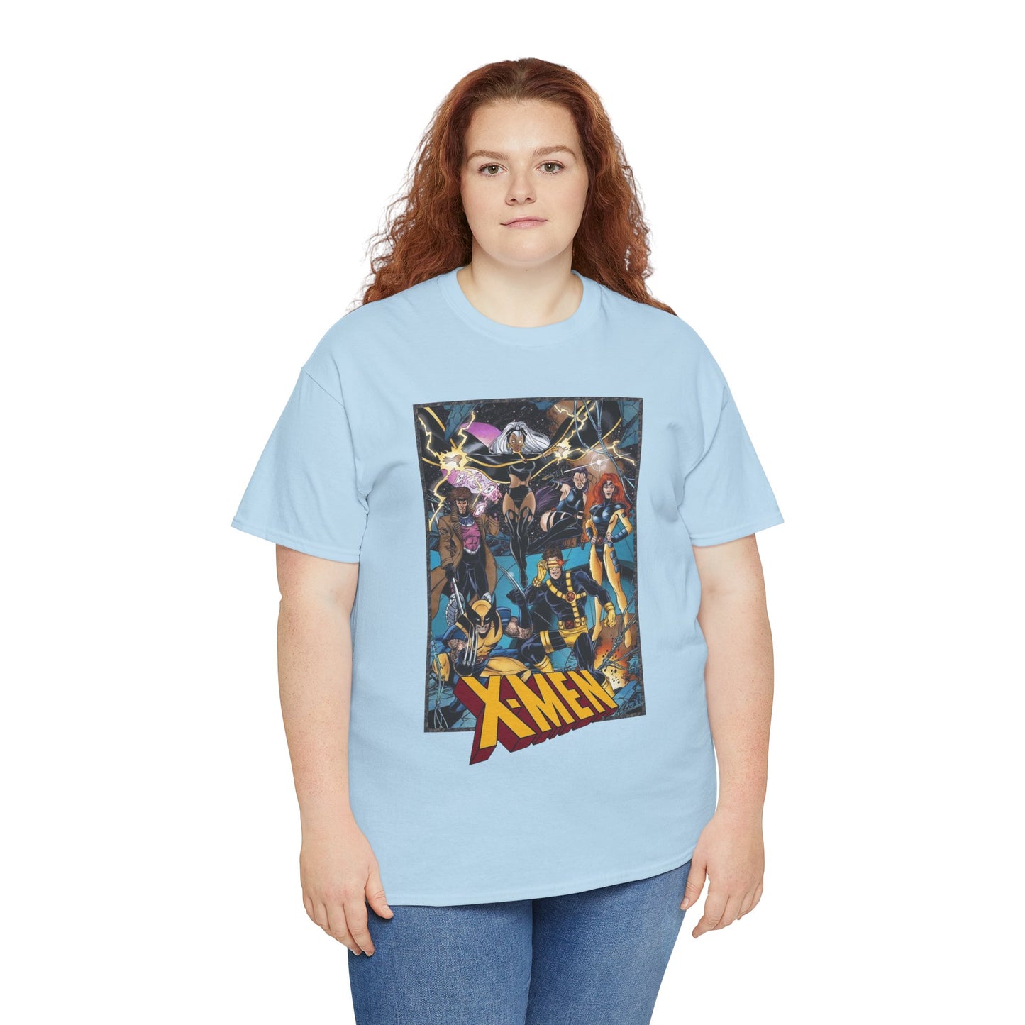 Uncanny X-Men T-Shirt - George Perez Art - Cyclops, Jean Grey, Psylocke, Gambit, Storm - Marvel Comics Mutant Heroes