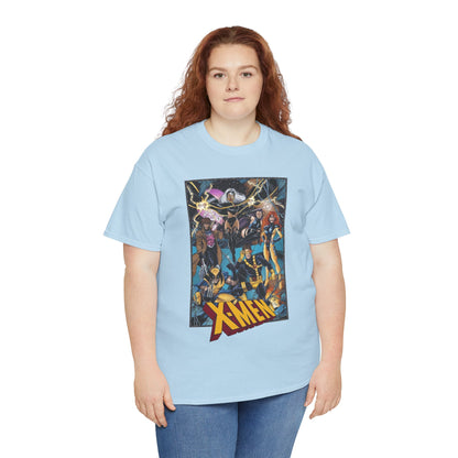 Uncanny X-Men T-Shirt - George Perez Art - Cyclops, Jean Grey, Psylocke, Gambit, Storm - Marvel Comics Mutant Heroes