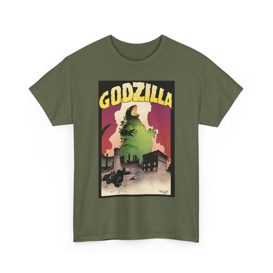 Godzilla T-Shirt - Mike Mignola Art - 1987 Portfolio Artwork - Dark Horse Comics