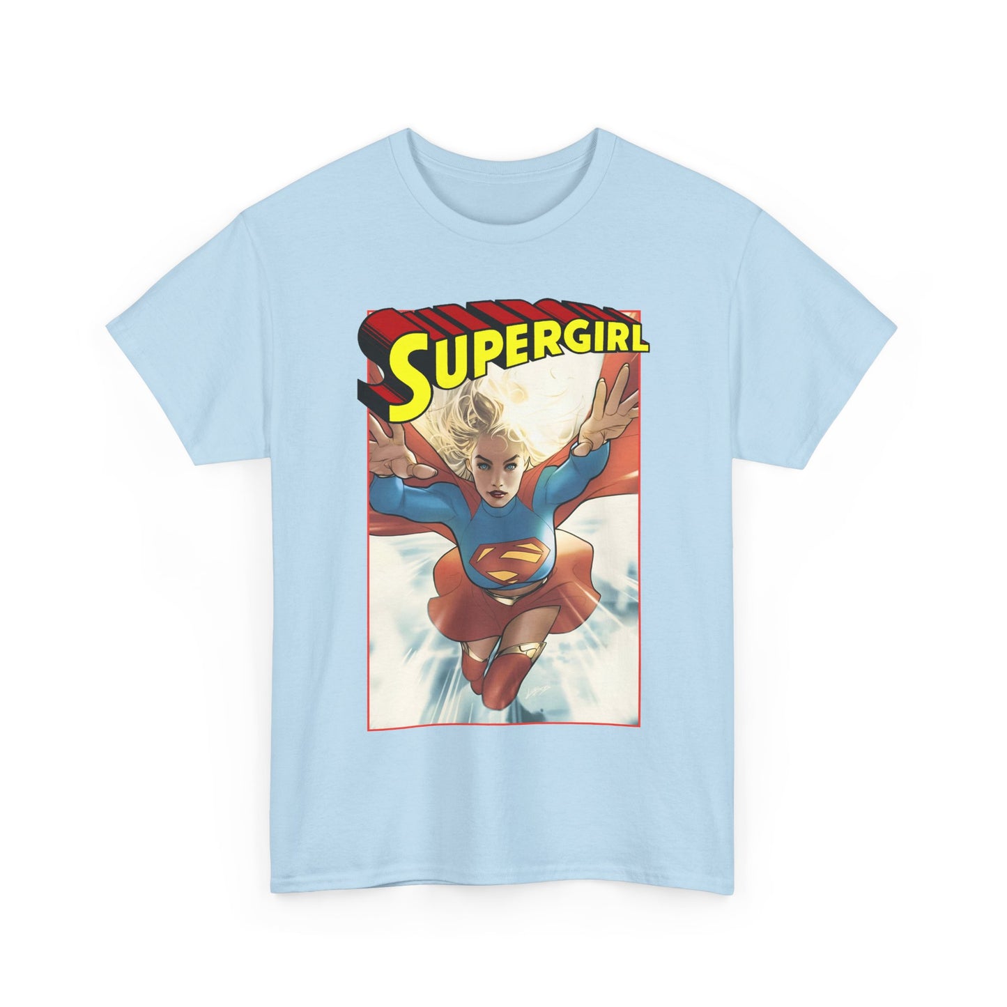 Supergirl T-Shirt - Pablo Villalobos Art - Kara Zor-El - Upcoming Summer 2026 Movie - DC Comics