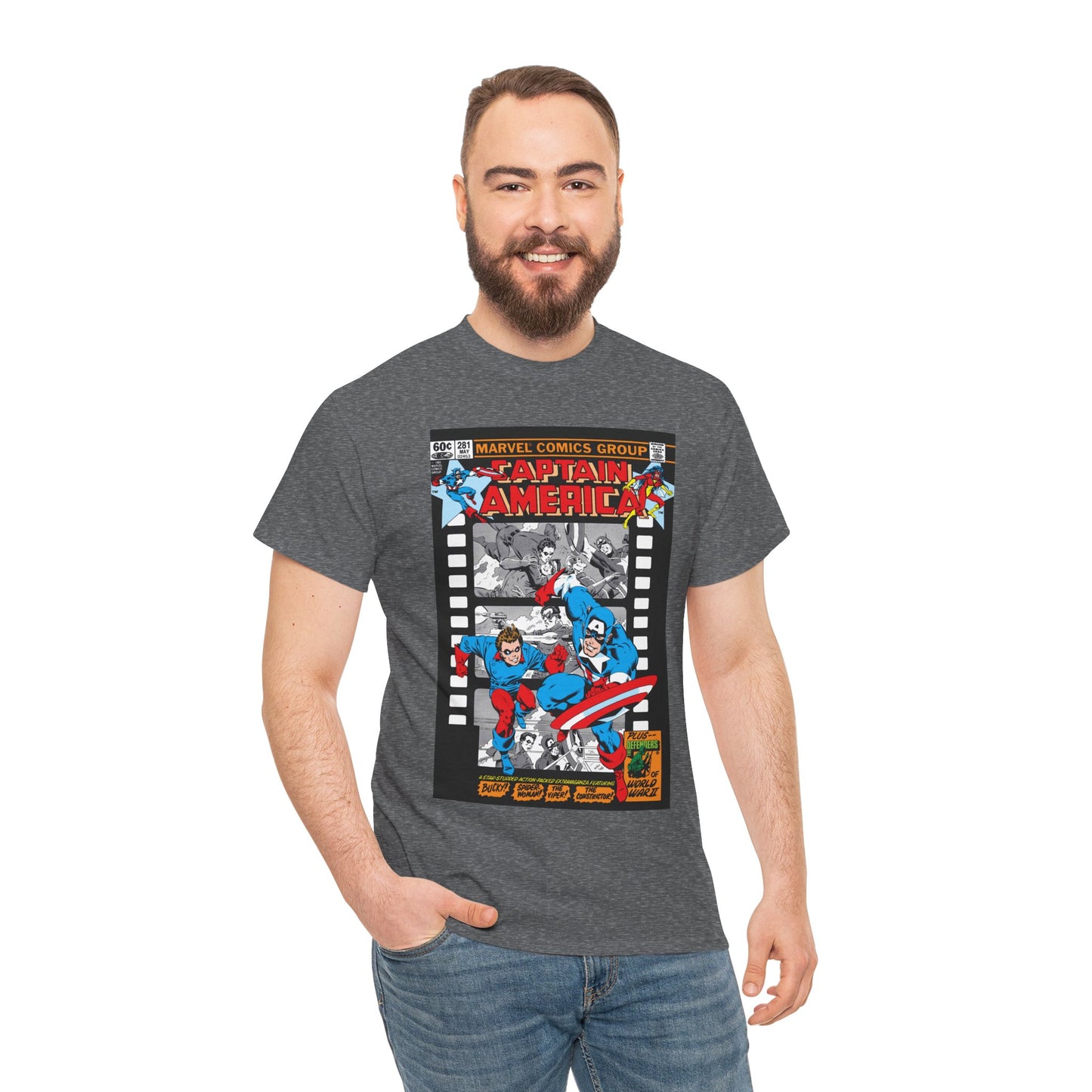 Captain America #281 T-Shirt - Mike Zeck Art - Marvel Comics