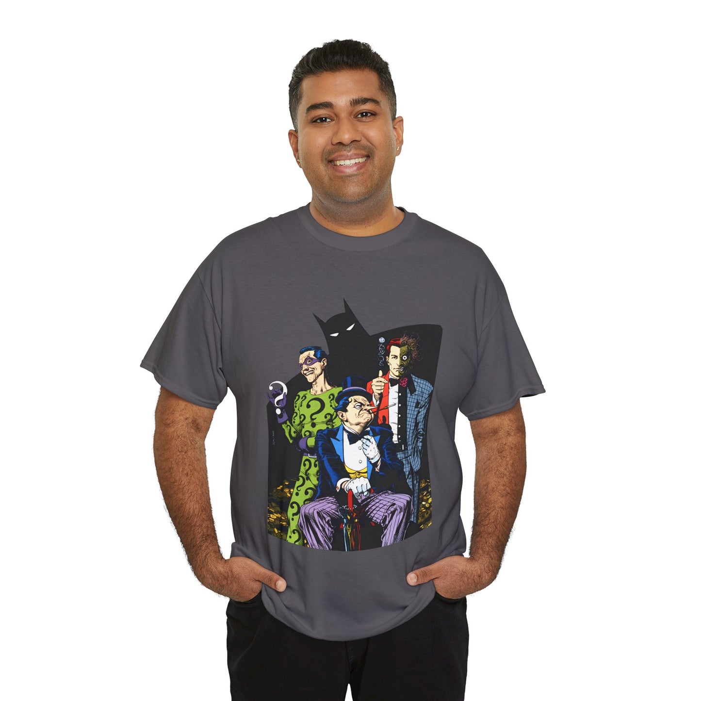 Riddler, Two-Face, Penguin T-Shirt - Brian Bolland Art - DC Comics
