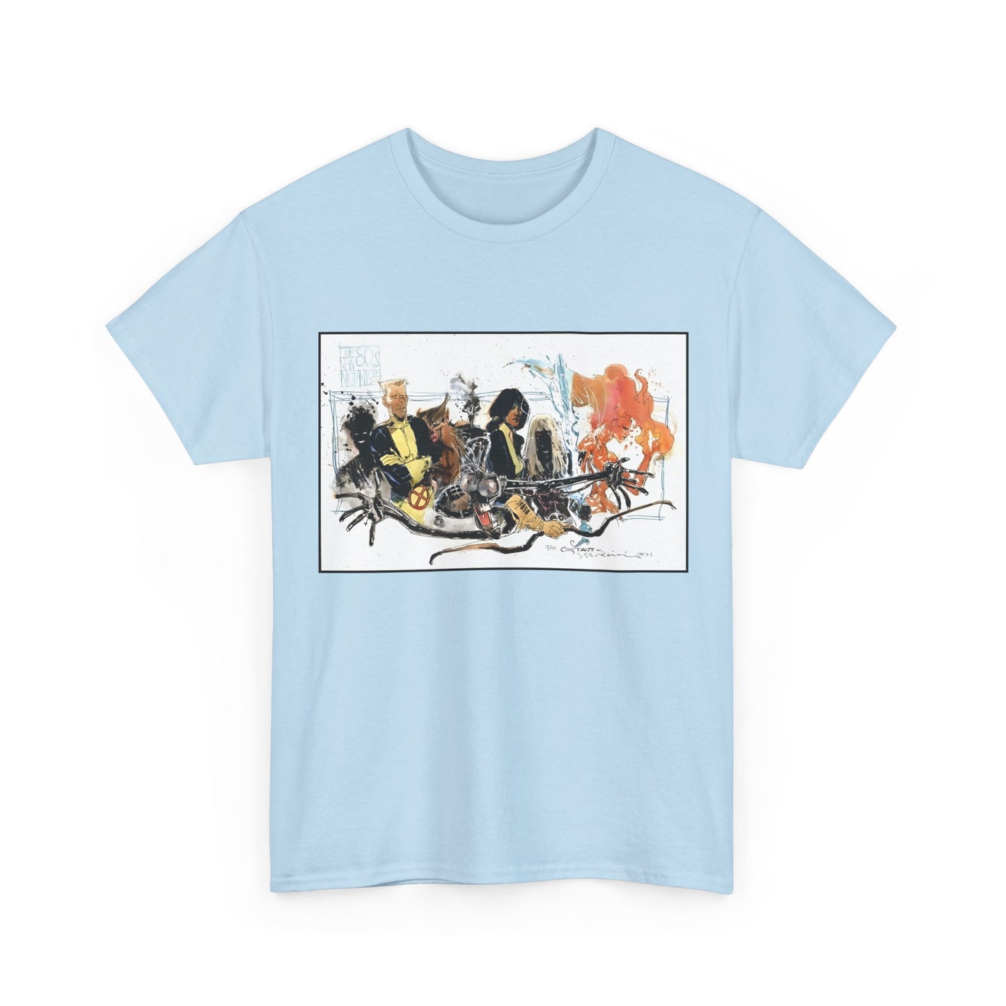 New Mutants T-Shirt - Bill Sienkiewicz Art - X-Men Team - Marvel Comics