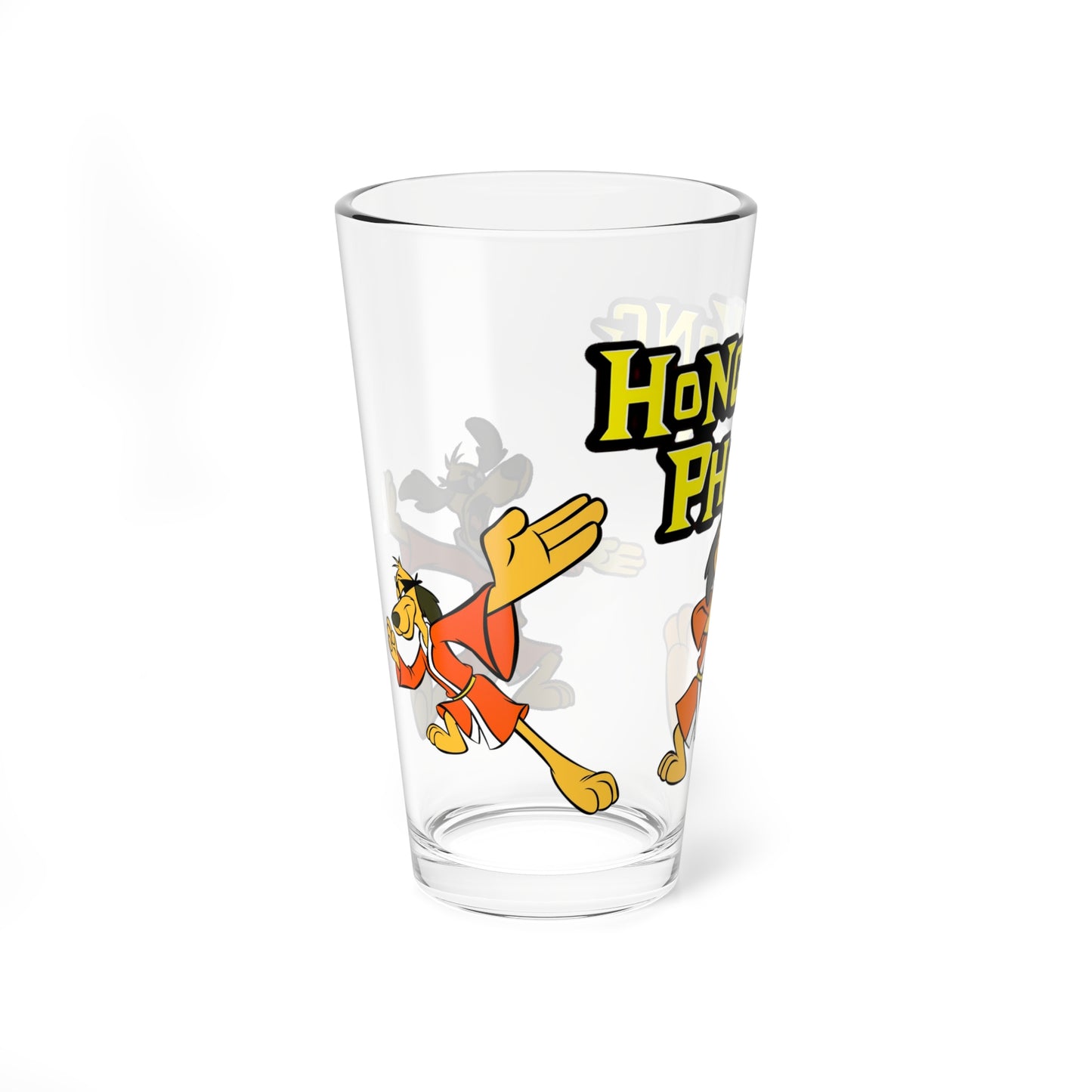 Hong Kong Phooey Pint Glass, 16oz -  Penrod "Penry" Pooch - Mild-Mannered Janitor - Hanna-Barbera Saturday Morning Cartoon