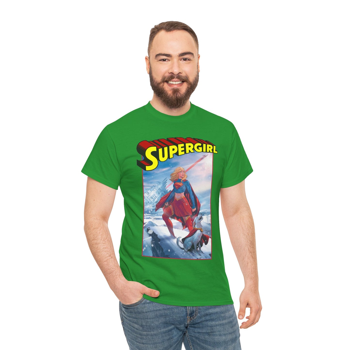 Supergirl & Krypto T-Shirt - Lucas Meyer Art - New 2026 Movie with Milly Alcock - DC Comics