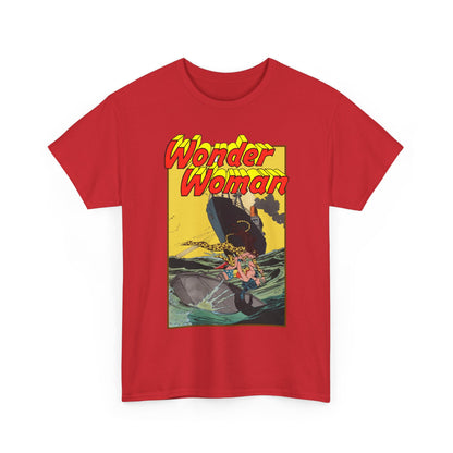 Wonder Woman Vs Cheetah T-Shirt - Rich Buckler & Dan Giordano Art - DC Comics